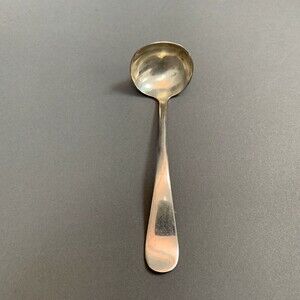 National Silver Co Silver Plate Gravy Ladle Spoon